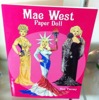 Tom Tierney Paper Doll Book Mae West