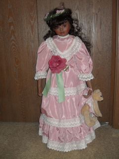 Beautiful Cynthia Dutra Porcelain Doll Signed and numbered 1997