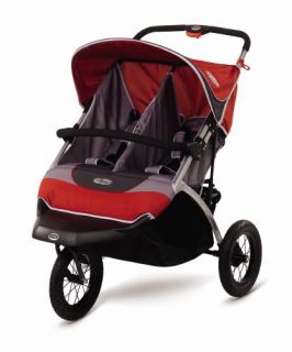 instep suburban safari double baby jogging stroller new authorized