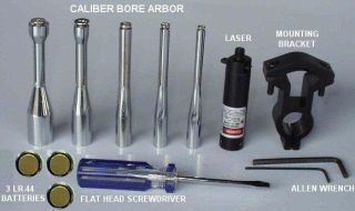 Deluxe Rifle Pistol Laser Bore Sighter Kit Boresighter