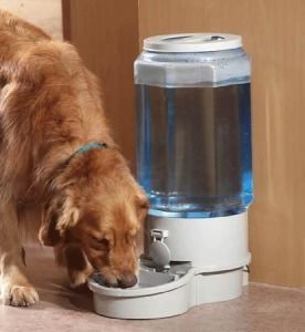 New Automatic Medium Dog Pet Auto Water Bowl Dish Dispenser Feeder