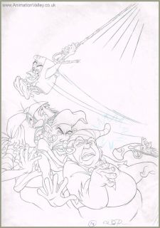 The Pagemaster production drawing, The Pagemaster production drawing