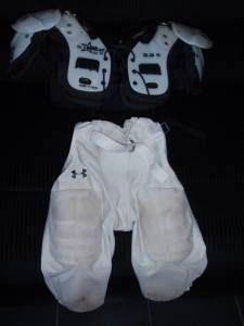 Youth Douglas Football Shoulder Pads Under Armor Padded Pants