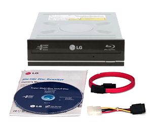 LG WH10LS30 DVD Blu Ray Burner Drive Writer Lightscribe