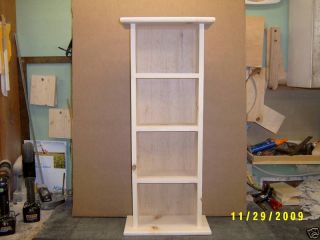 DVD Storage Cabinet Shelf Free Paint or Stain Free SHIP