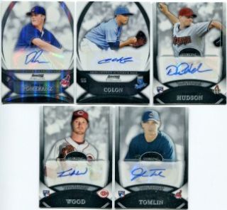 Card Lot Auto 3X RC 1x Refractor 2010 Bowman Sterling Reflection