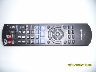 Panasonic N2QAYB000197 DVD DVDR VCR Remote Control