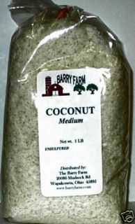 Coconut Medium Dried No SO2 Unsweet 1 lb 040055