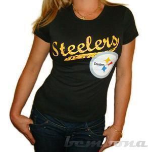 Pittsburgh Steelers Classic Baby Doll Tshirt New M