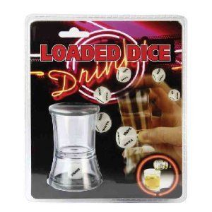 Loaded Dice Shot Glass Drinking Game Shot Glass Party