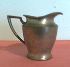   PEWTER PITCHER PAUL REVERE SOLID PEWTER DOWD ROGERS WALLINGFORD CT