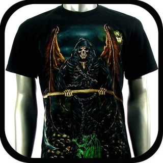 Rock Eagle T Shirt Limited Edition Biker RE106 Sz XL Tattoo Skull