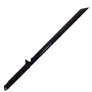 Full Tang 28 Tanto Ninja Sword Machete Katana Black w Nylon Sheath