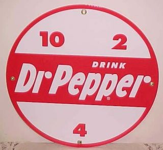 Drink Dr Pepper 10 2 4 Soda Soft Drink Porcelain Sign