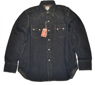 Levis LVC Vintage Clothing 1955 Sawtooth Denim Shirt Rough Rinse