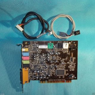 Sound Blaster SB0200 Sound Card Driver Audio Front Panel 02H301 Cable