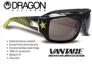 Dragon Alliance Vantage Rockstar Energy Sunglasses Limited Edition