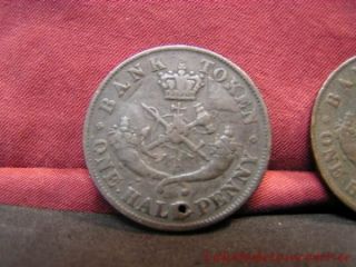 Wonderful Coins 1852 1854 Bank of Upper Canada Token Dragon Slayer