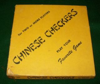 Vintage Drueke No. 563 CHINESE CHECKERS Game in Original Box VERY NICE