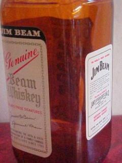 Jim Beam Display Bottle 40oz Mint 1953 Cocktail Shaker