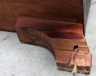 OLD ARTS & CRAFTS CEDAR CHEST W/ TRAY COPPER STRAP HINGES NEEDS MINOR