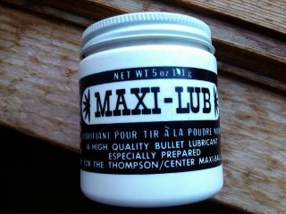 Thompson Center MAXI LUB Maxi ball lubricant 5 oz Flintlock