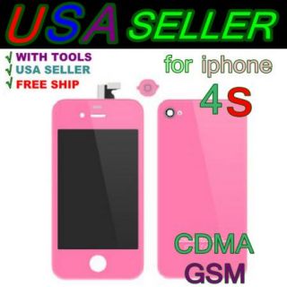 Replacement Pink Touch Screen LCD Digitizer Full of Assembly for