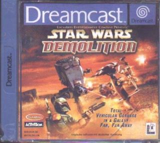 Sega Dreamcast Game Star Wars Demolition Import PAL 023272317485