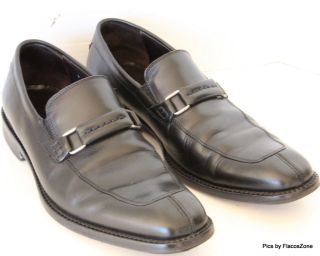 Donald J Pliner Loafers Slip on Black Mens Italy Shoes 9 M