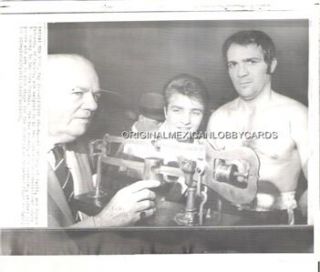 BOXING, MARCEL CERDAN & DONATO PADUANO PHOTO 1970