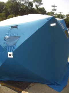 Clam® Summit 6x8 Hub Pop Up Icefishing Shelter Used