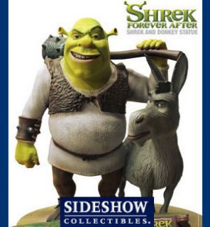 Sideshow Shrek and Donkey Polystone Statue