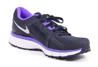 Nike Dual Fusion St 2 Womens Black Purple Running Shoes Shoes 9 5 New