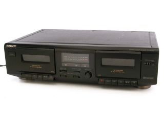 Sony TC WE305 Stereo Dual Cassette Deck Tape Player Recorder