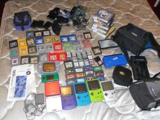 Nintendo lot of handheld portable systems DS Lite, Game Boy Advance