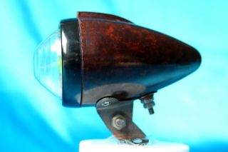 50s Bakelite Headlight Front Light for Old Bicycle Randonneur