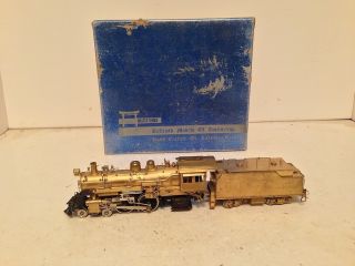 HO Scale Brass Steam Locomotive 4 4 2 ATSF Balboa KTM