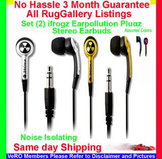  Earpollution Plugz Stereo Earbuds iPod iPhone  AUX Headphones EPD33