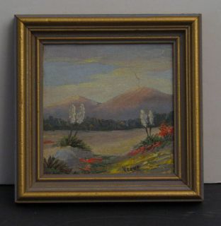 Gladys Duckworth Verne of Laguna Oil Painting Desert Scene