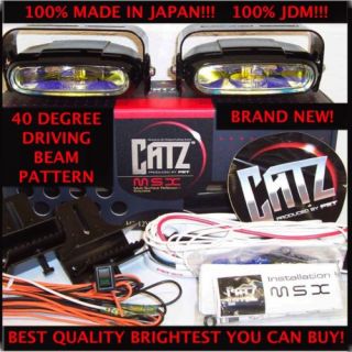 Catz MSX Gold Driving Fog Lights 40 Degree Beam Pattern
