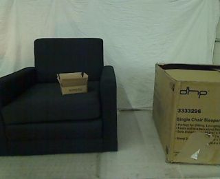 Dorel Home Products Single Sleeper Chair Black