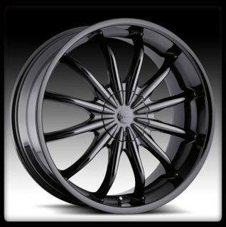 18 x 8 phantom black milanni 450 baron wheels and free lugs