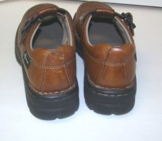 Eastland Womens Troy Mary Jane Type Brown Leather Shoes sz 6 EUC
