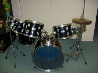 Pearl MAXWIN 5 Piece DRUM KIT set Tama Hi Hat cymbals w JMA Percussion