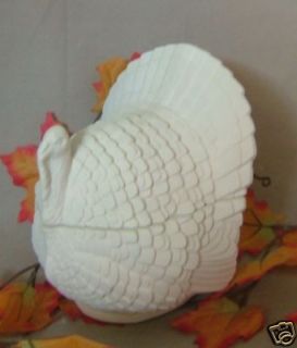   Bisque Covered Turkey Bowl Duncan Mold 395 U Paint Ready To Paint