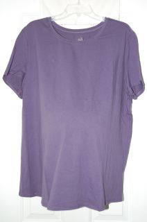 New Plus Size Duo Maternity Round Neck Tee Colors 2X