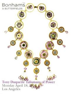 BONHAMS Auction Catalog TONY DUQUETTE   Talismans of Power Collection