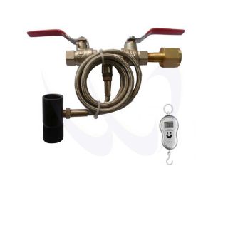 Deluxe Dual Valve Paintball CO2 Refill Fill Station Digital Hanging
