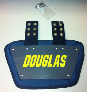 New Douglas Adult SP Removable Football Shoulder Pad Backplate