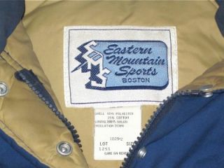 Vintage EMS Eastern Mountain Sports Down Parka Jacket Mens Medium